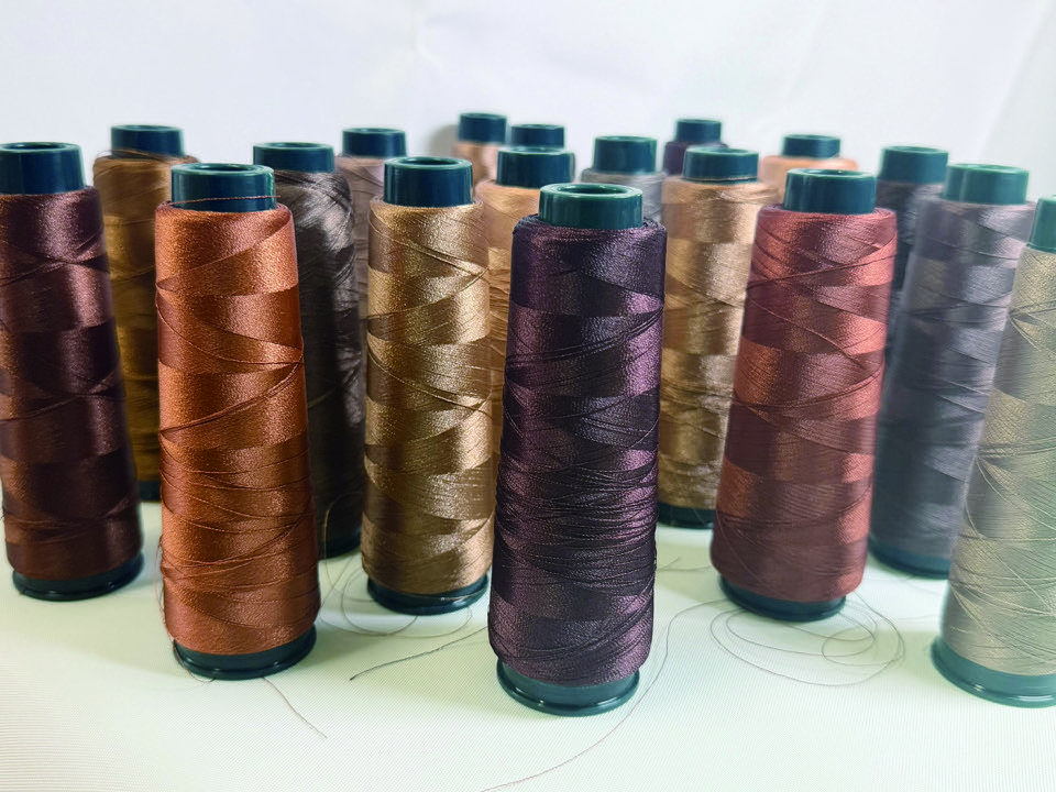 刺繍糸の配色